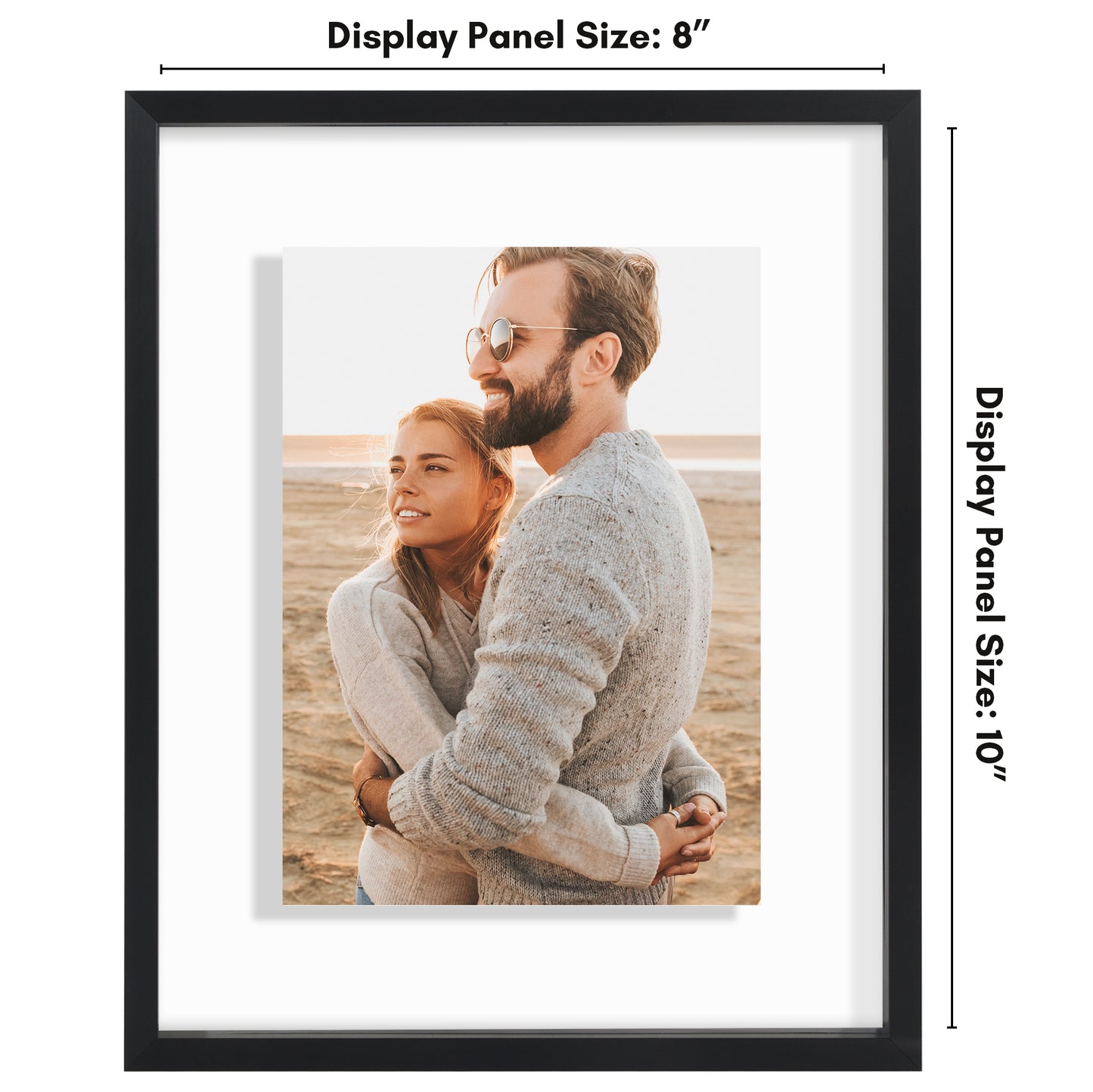 Aluminum Floating Frame | Metal Molding | Shatter-Resistant | Modern - Premium Quality