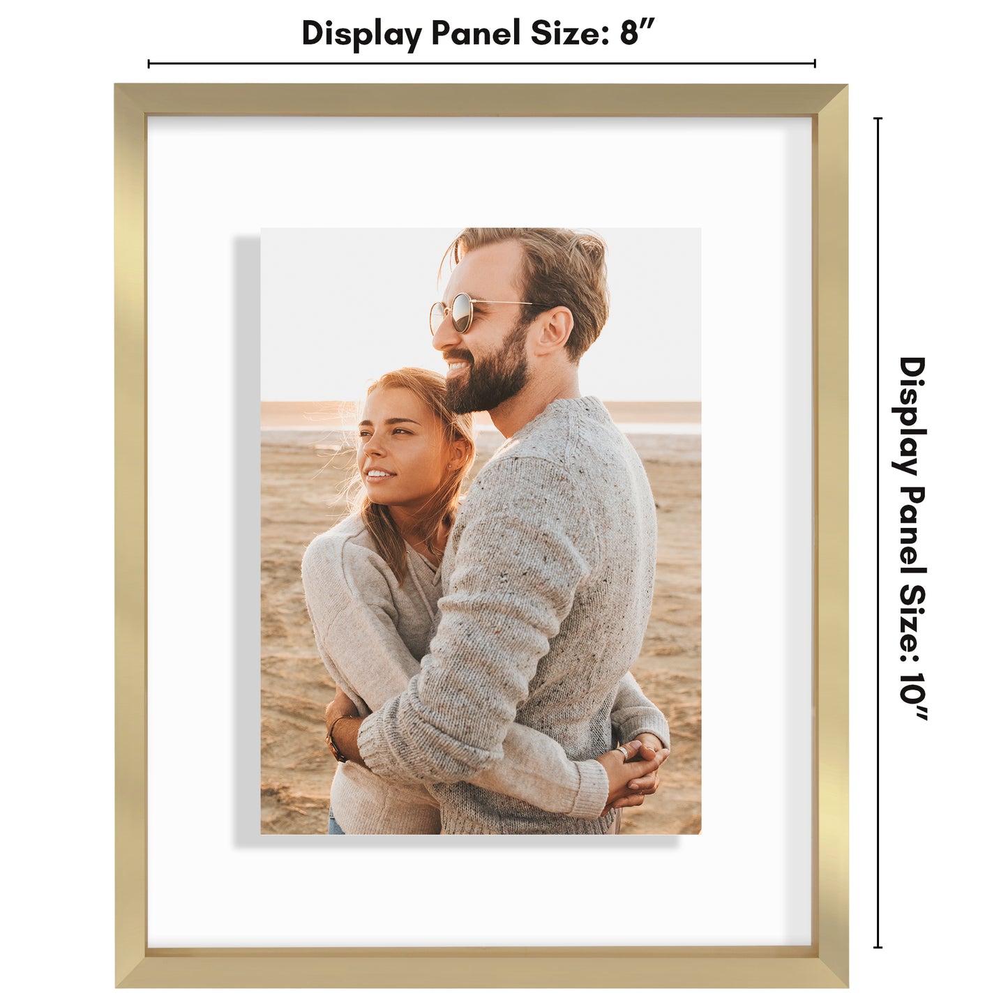 Aluminum Floating Frame | Metal Molding | Shatter-Resistant | Modern - Premium Quality