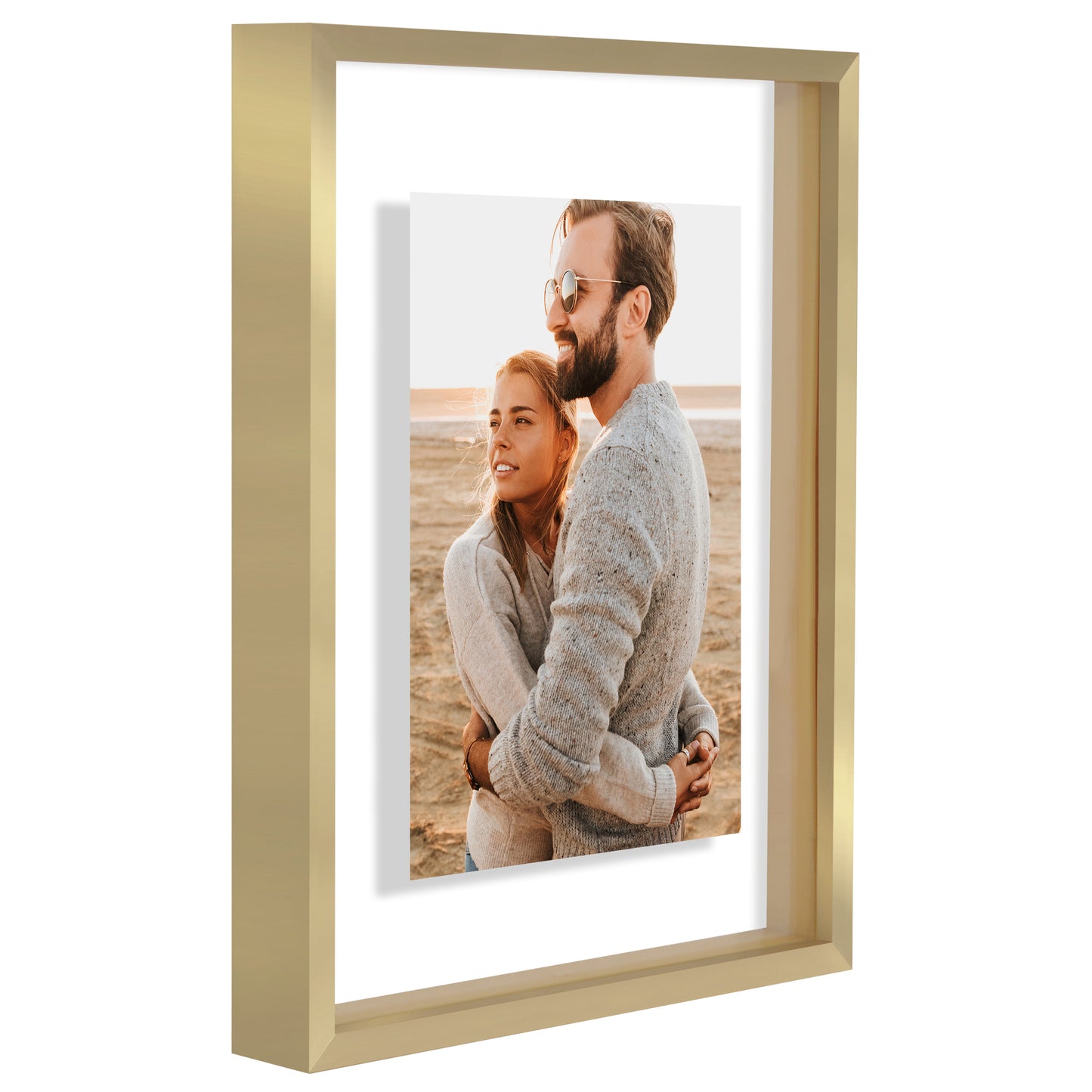 Aluminum Floating Frame | Metal Molding | Shatter-Resistant | Modern - Premium Quality