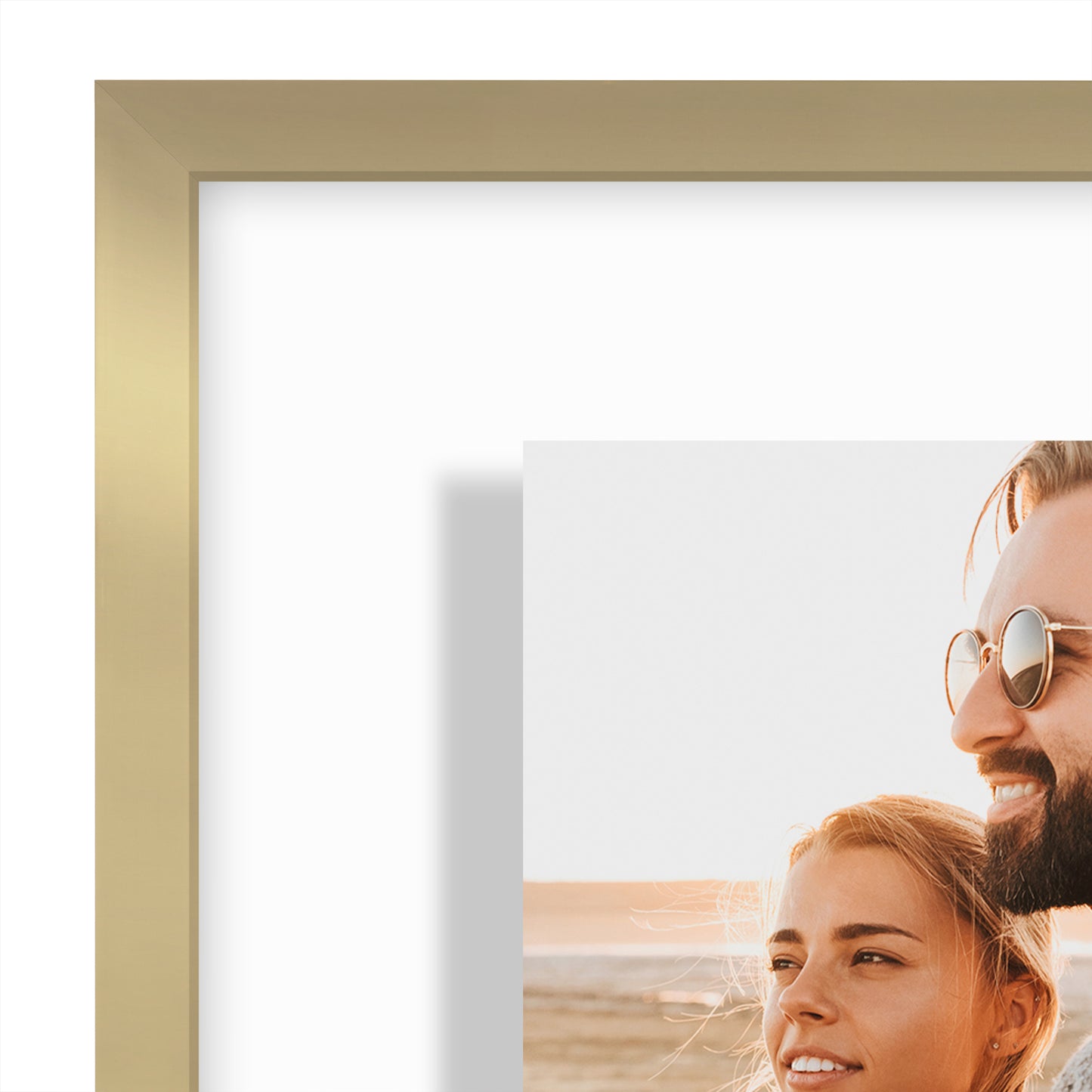 Aluminum Floating Frame | Metal Molding | Shatter-Resistant | Modern - Premium Quality
