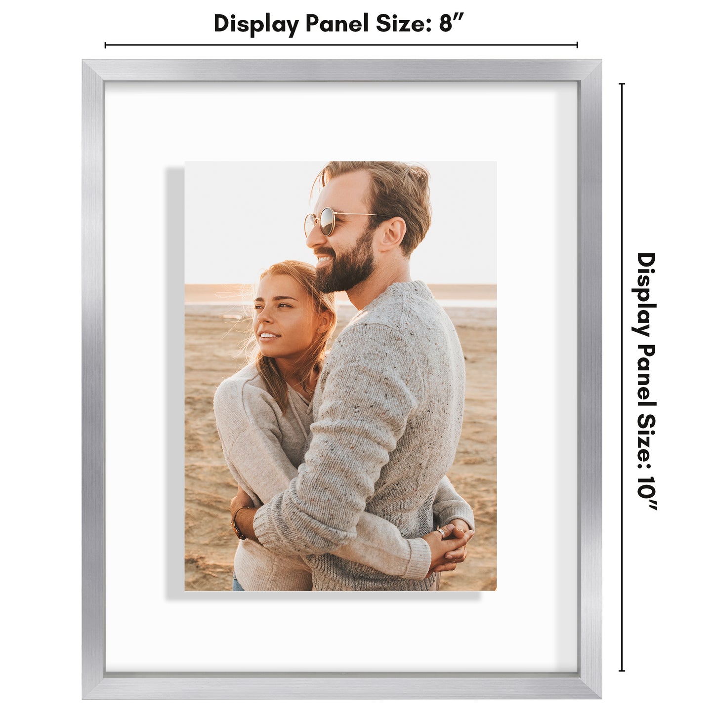 Aluminum Floating Frame | Metal Molding | Shatter-Resistant | Modern - Premium Quality