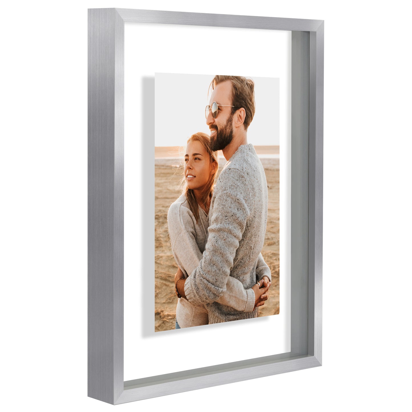 Aluminum Floating Frame | Metal Molding | Shatter-Resistant | Modern - Premium Quality
