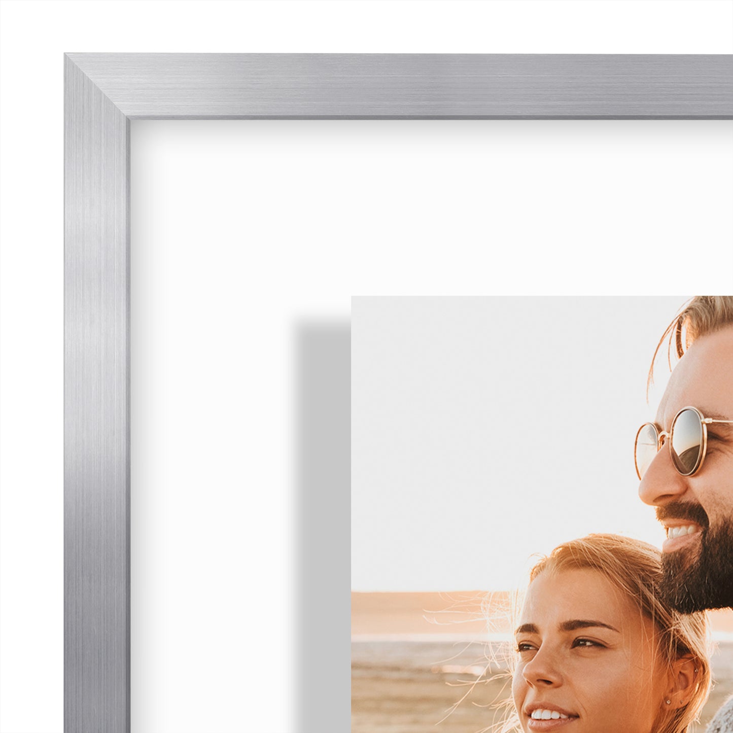 Aluminum Floating Frame | Metal Molding | Shatter-Resistant | Modern - Premium Quality