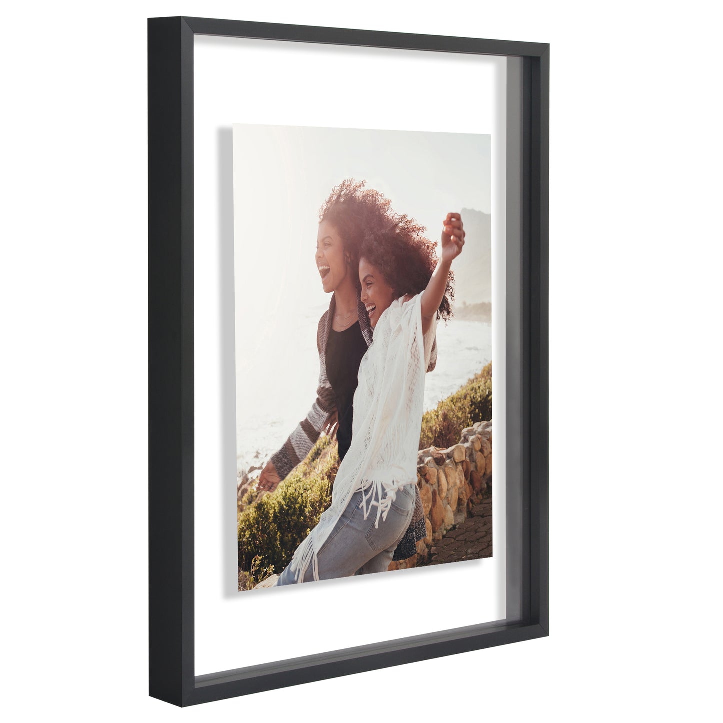 Aluminum Floating Frame | Metal Molding | Shatter-Resistant | Modern - Premium Quality