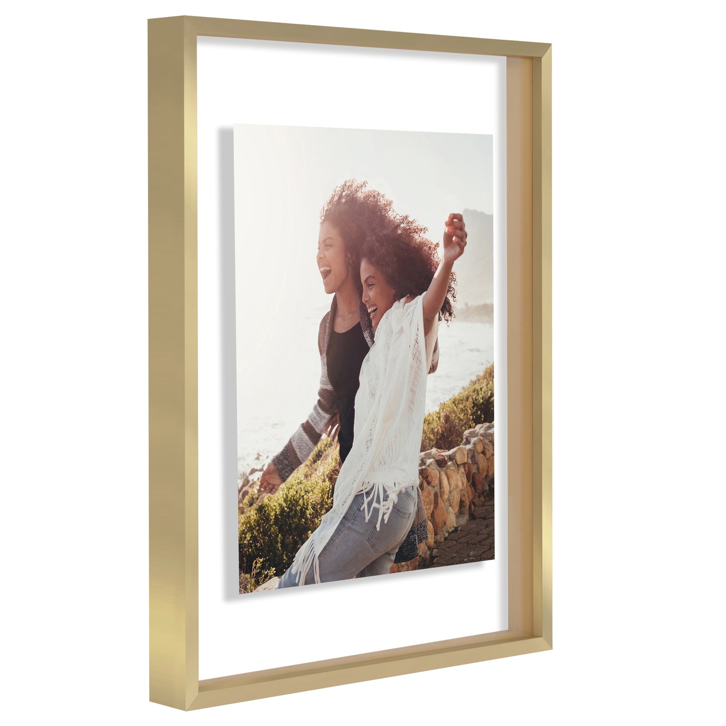 Aluminum Floating Frame | Metal Molding | Shatter-Resistant | Modern - Premium Quality