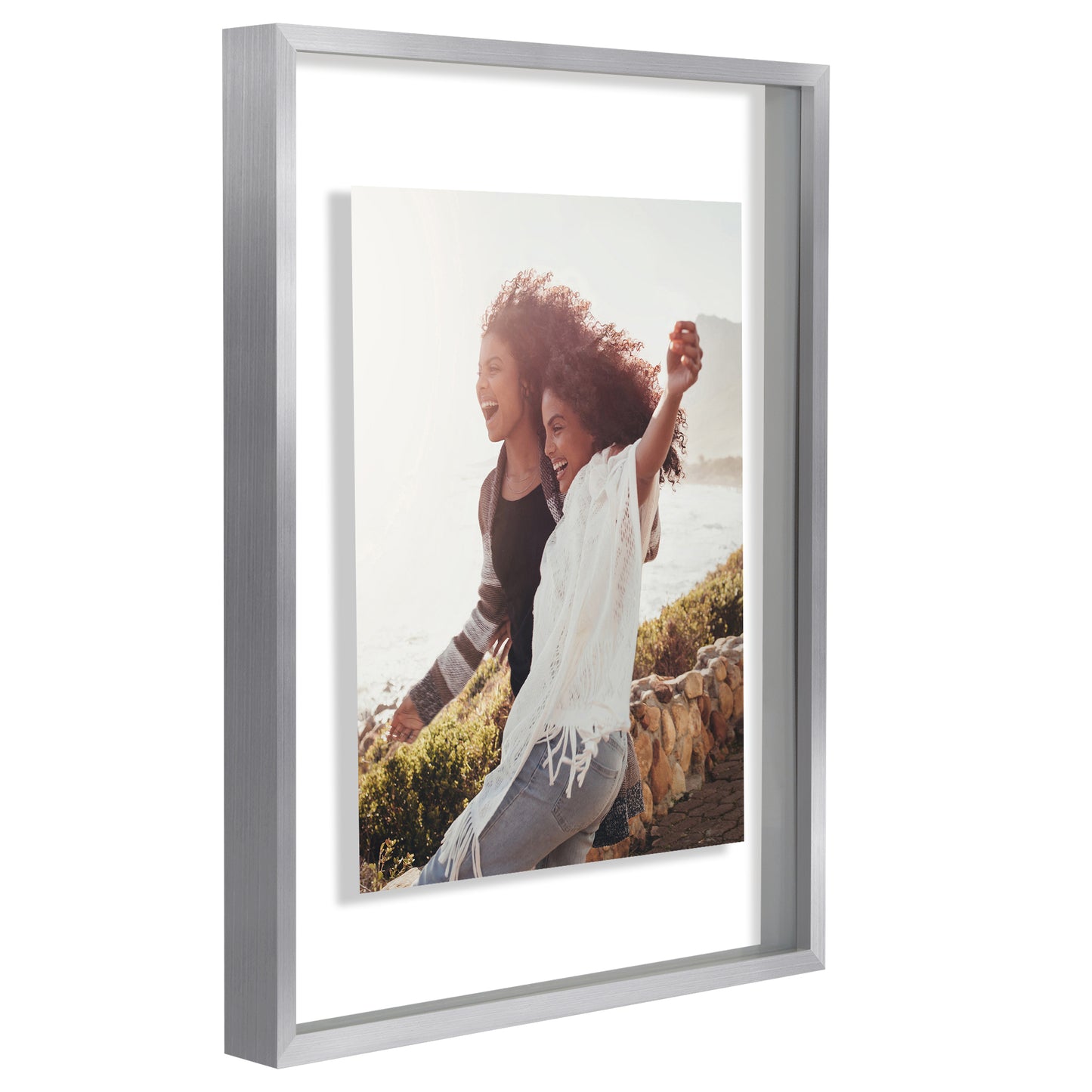 Aluminum Floating Frame | Metal Molding | Shatter-Resistant | Modern - Premium Quality