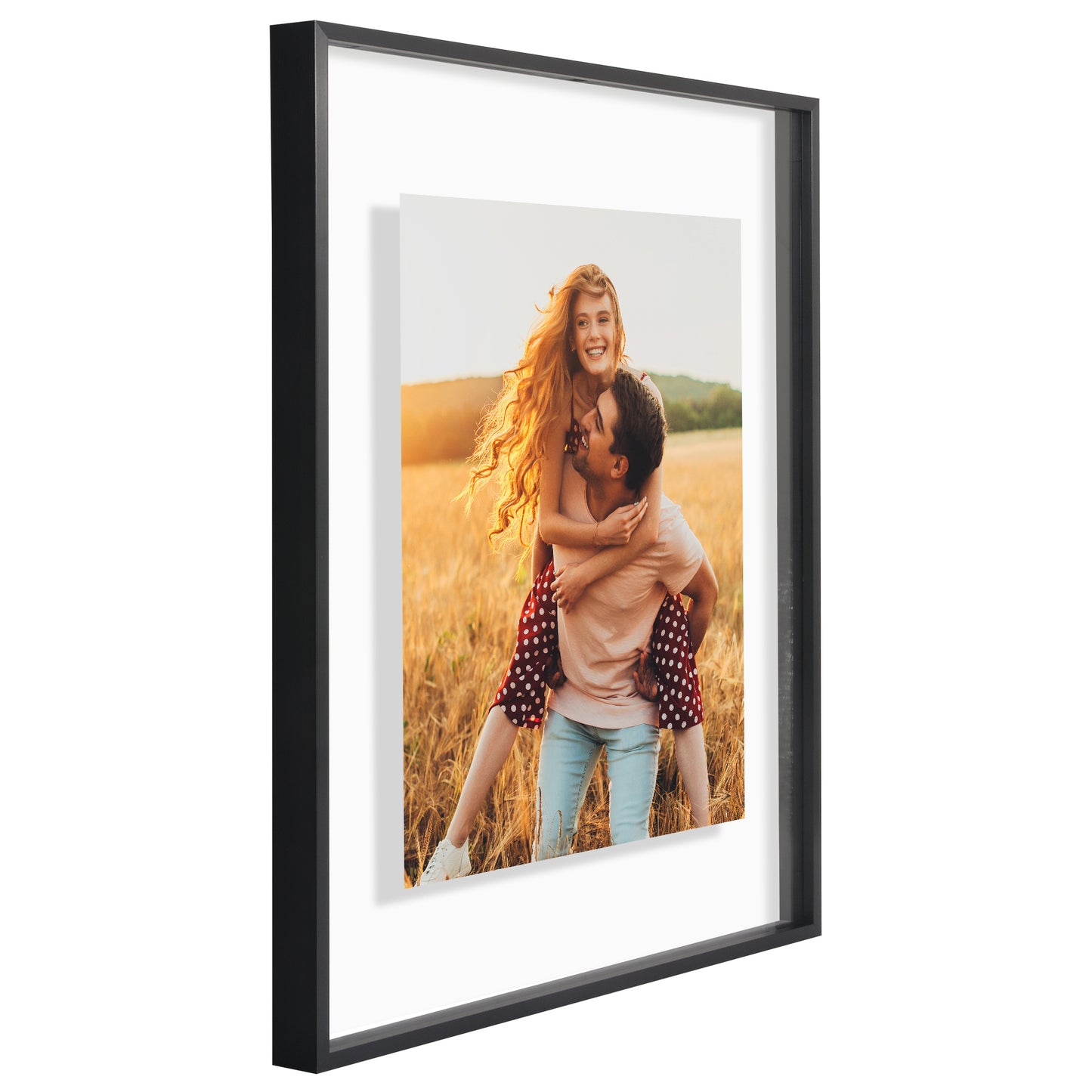 Aluminum Floating Frame | Metal Molding | Shatter-Resistant | Modern - Premium Quality