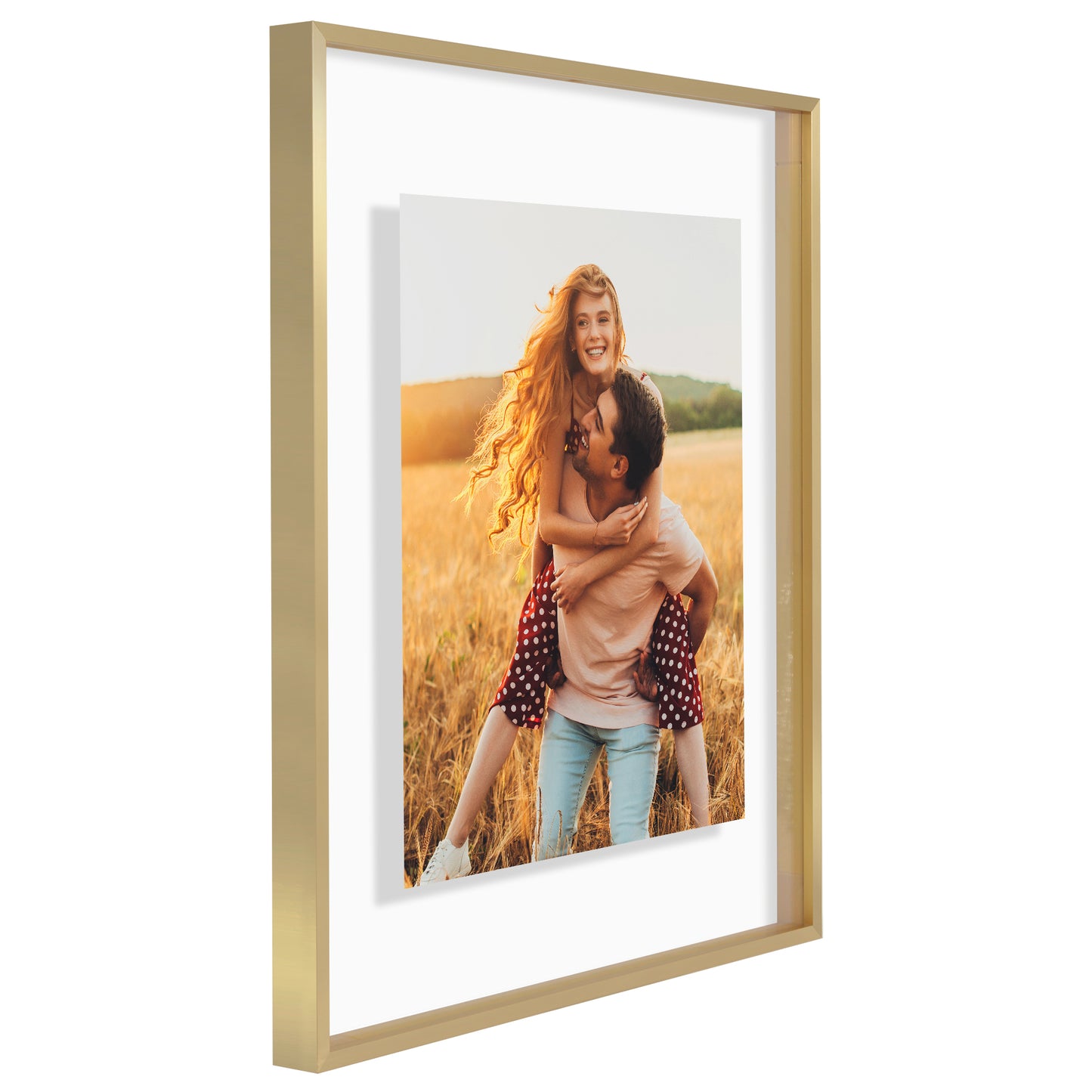 Aluminum Floating Frame | Metal Molding | Shatter-Resistant | Modern - Premium Quality