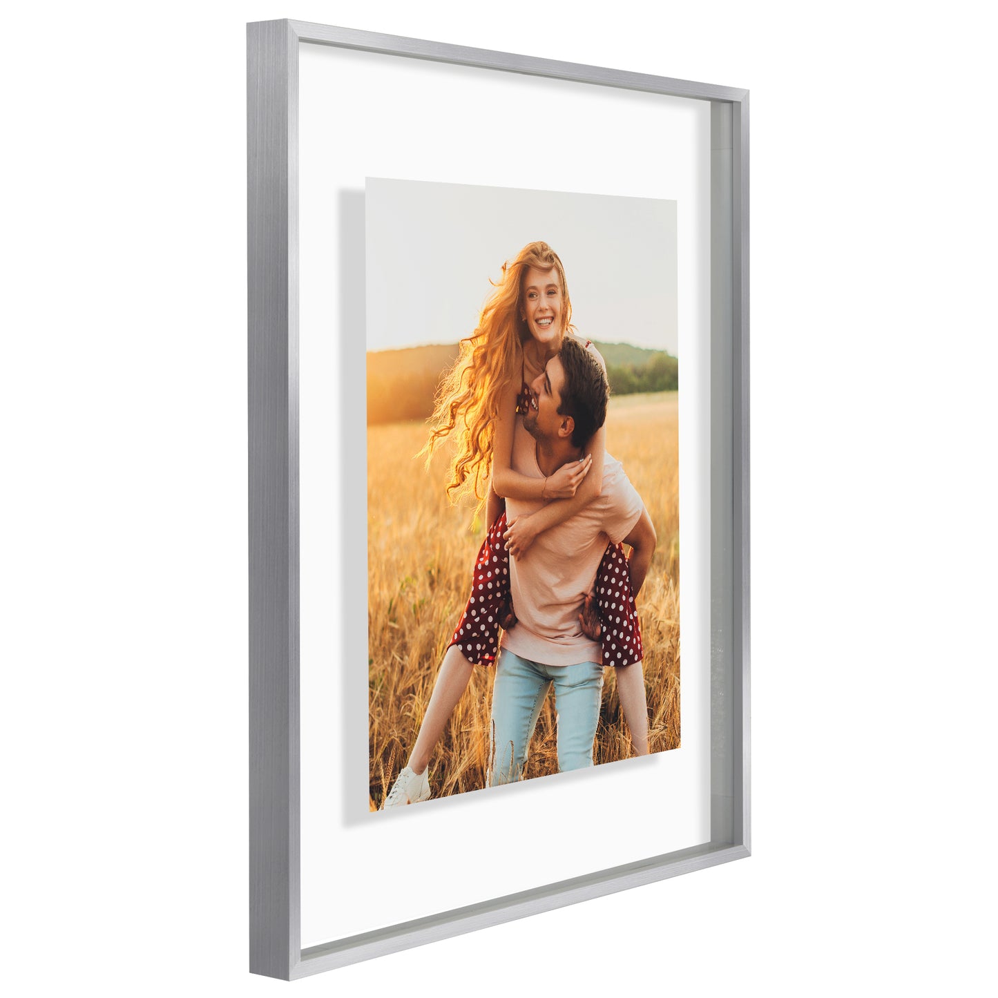 Aluminum Floating Frame | Metal Molding | Shatter-Resistant | Modern - Premium Quality