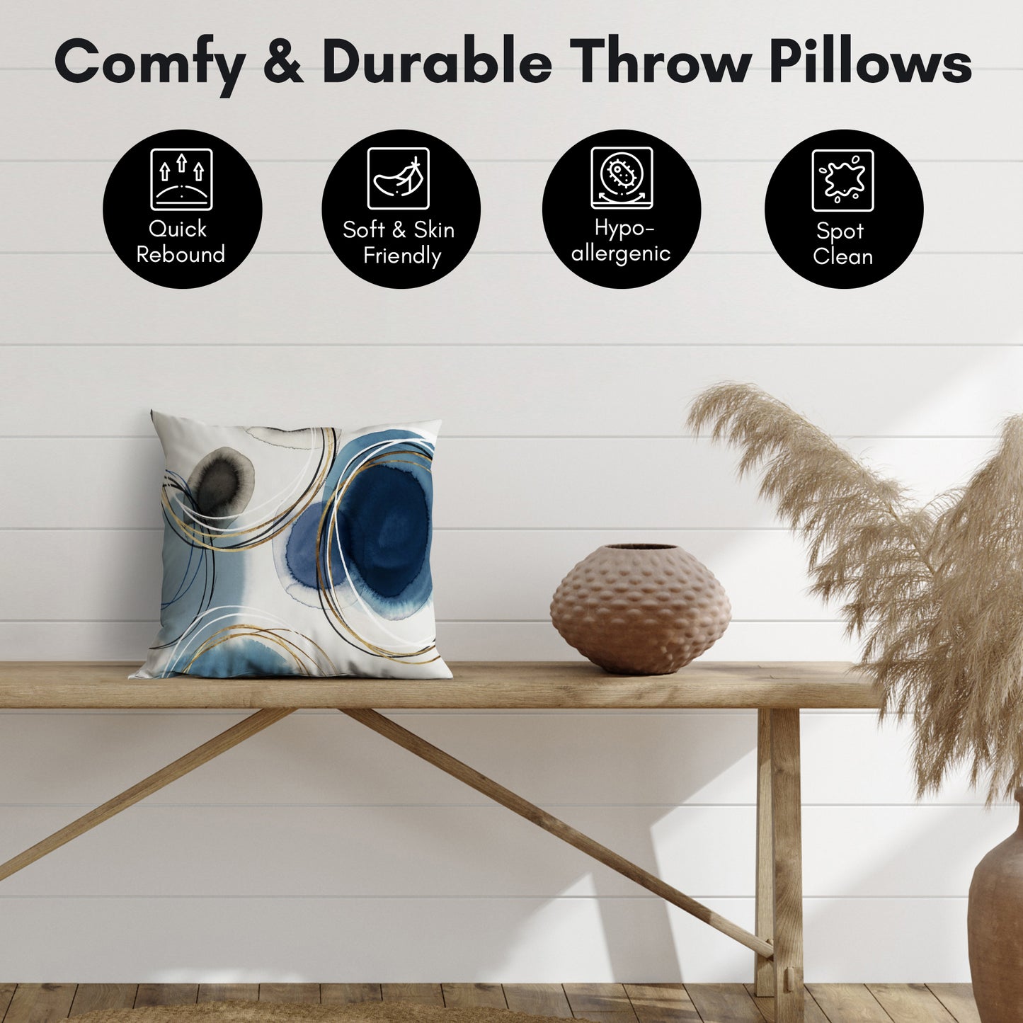 Throw Pillow | Decorative Styles | Sewn-In Insert – Americanflat