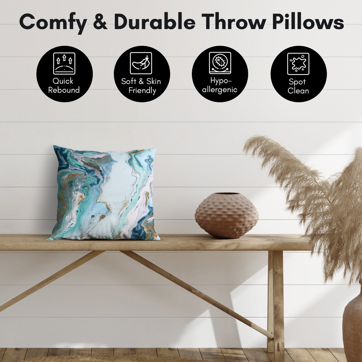 Throw Pillow | Decorative Styles | Sewn-In Insert – Americanflat