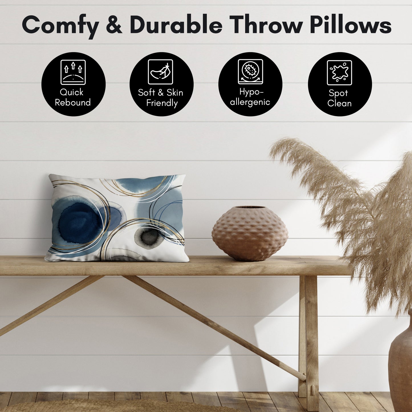 Throw Pillow | Decorative Styles | Sewn-In Insert – Americanflat