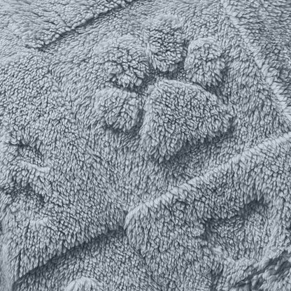 30x40 | Jacquard Fleece Throw Blanket | Gray | Soft and Breathable | Modern