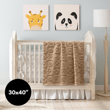 30x40 | Jacquard Fleece Throw Blanket | Soft and Breathable | Cozy Home Decor