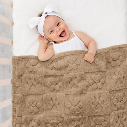 30x40 | Jacquard Fleece Throw Blanket | Soft and Breathable | Cozy Home Decor