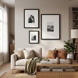 Black | Gallery Wall Frames Set of 3 | Collage | Matted Design – Americanflat
