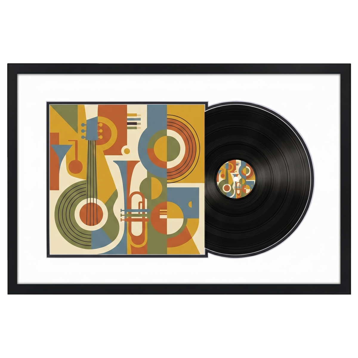 Signature Float Black Matted Picture Frame Black