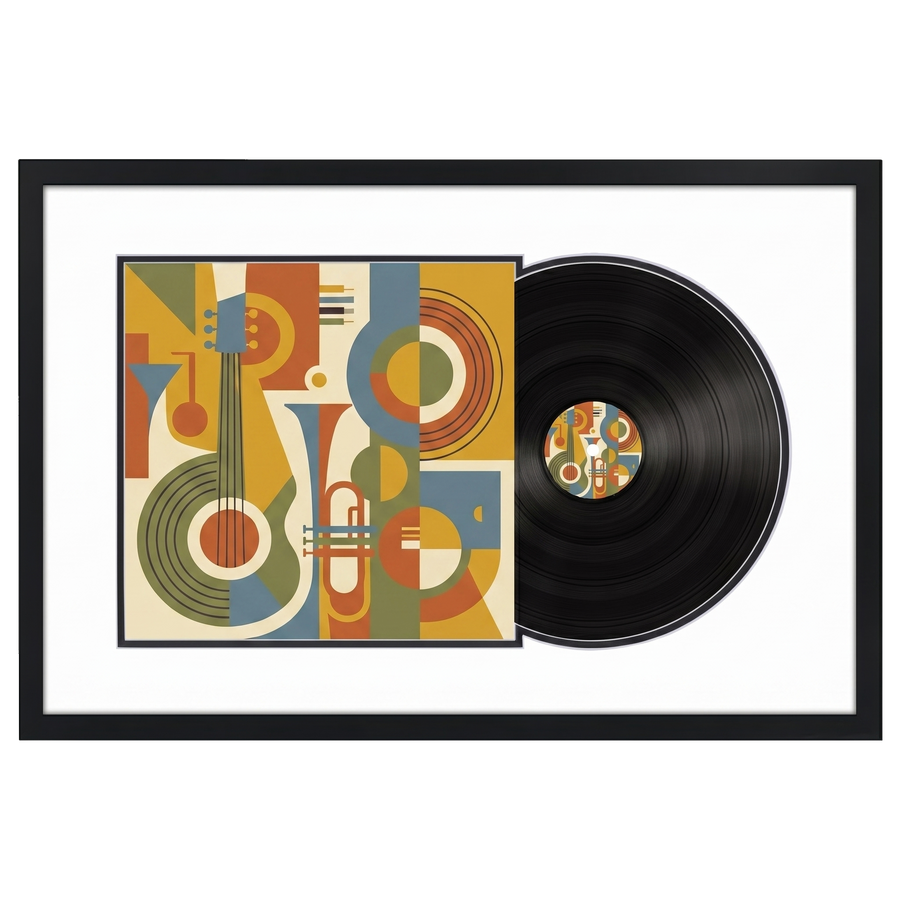Signature Float Black Matted Picture Frame Black