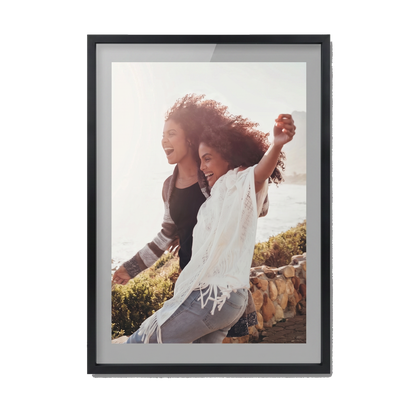 Brooklyn Float Unmatted Picture Frame Black
