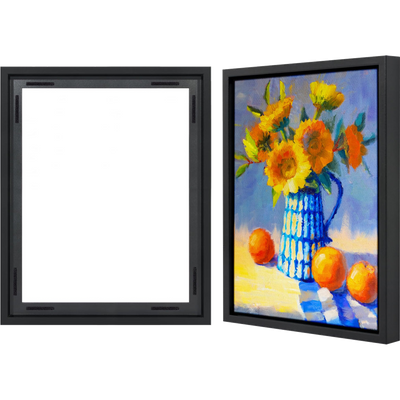 Canvas Floating Frame Without Mat — 16x20 / Black