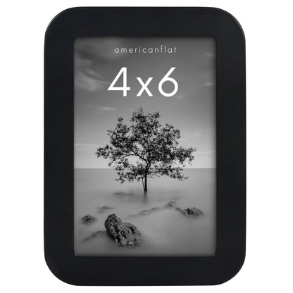 Americanflat Picture Frame with Round Corner CCF0406BLK