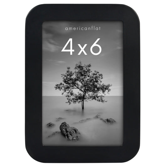 Americanflat Picture Frame with Round Corner CCF0406BLK