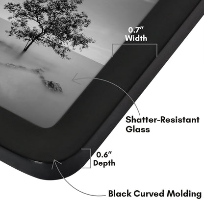 Americanflat Picture Frame with Round Corner CCF0406BLK