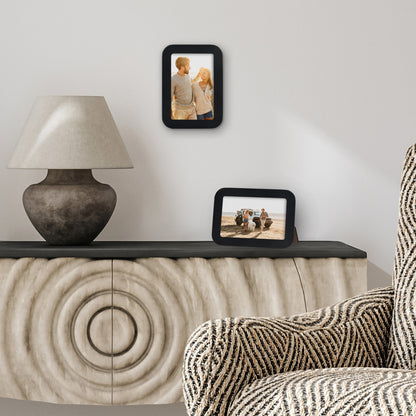 Americanflat Picture Frame with Round Corner CCF0406BLK