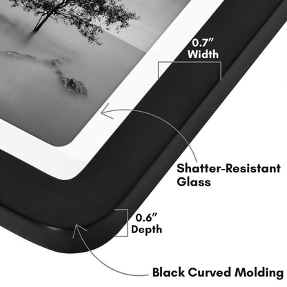 Americanflat Picture Frame with Round Corner CCF0507BLK46