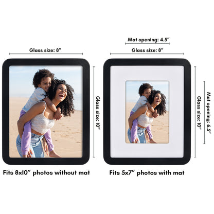 Americanflat Picture Frame with Round Corner CCF0810BLK57