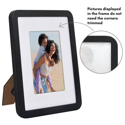 Americanflat Picture Frame with Round Corner CCF0810BLK57
