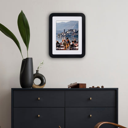 Americanflat Picture Frame with Round Corner CCF1114BLK8511