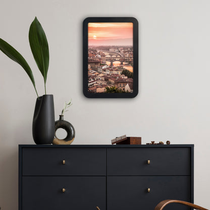 Americanflat Picture Frame with Round Corner CCF1117BLK