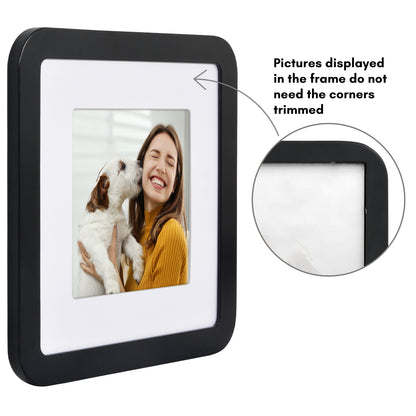 Americanflat Picture Frame with Round Corner CCF1212BLK88