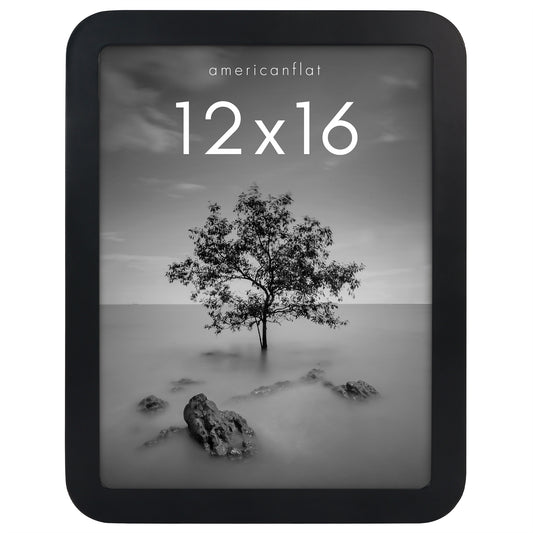 Americanflat Picture Frame with Round Corner CCF1216BLK