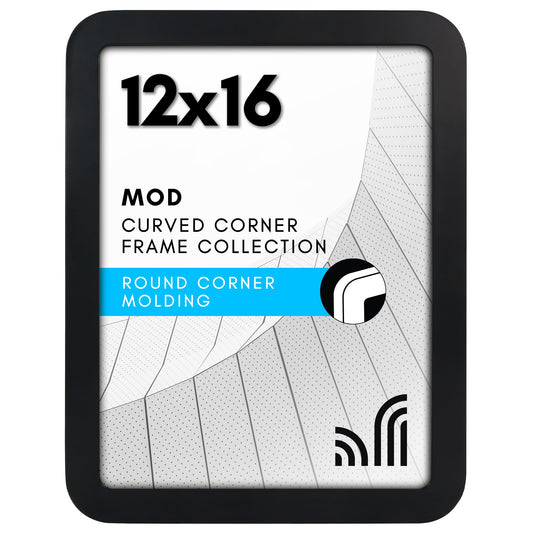 Americanflat Mod Collection Picture Frame | Round Corner Molding | Modern - Premium Quality