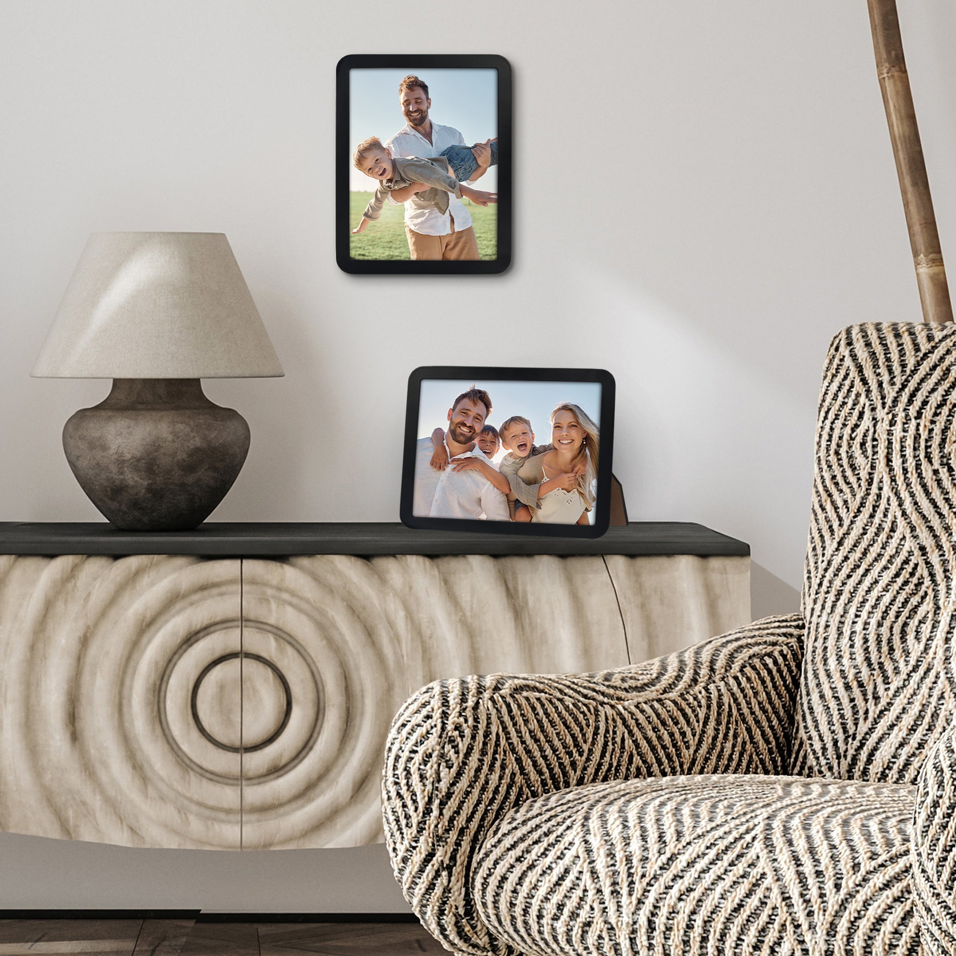 Americanflat Picture Frame with Round Corner CCF8511BLK