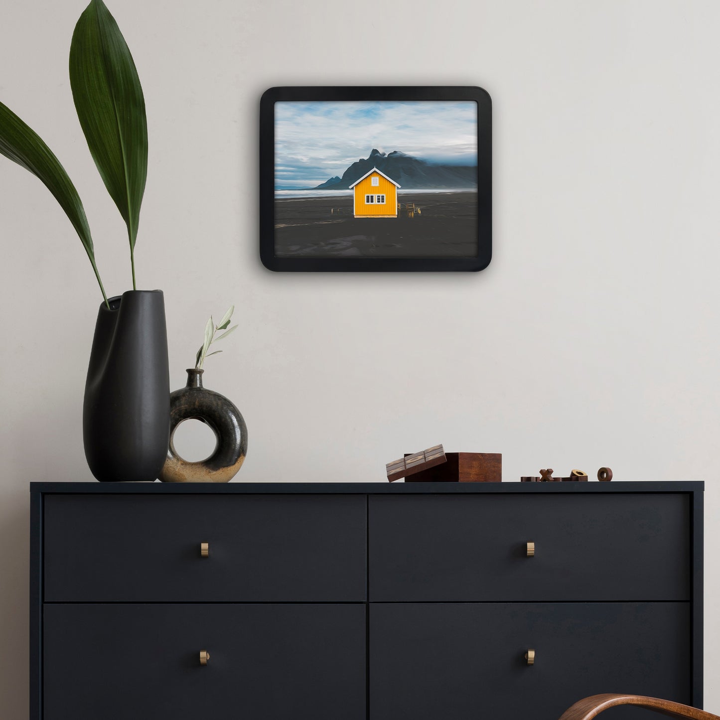 Americanflat Picture Frame with Round Corner CCF8511BLK