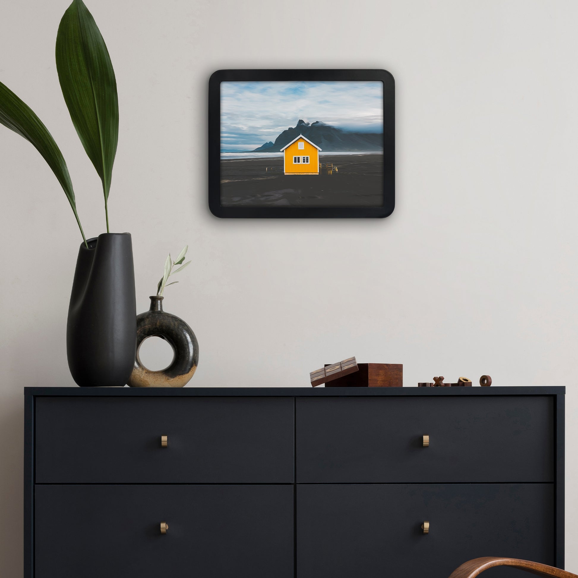 Americanflat Picture Frame with Round Corner CCF8511BLK