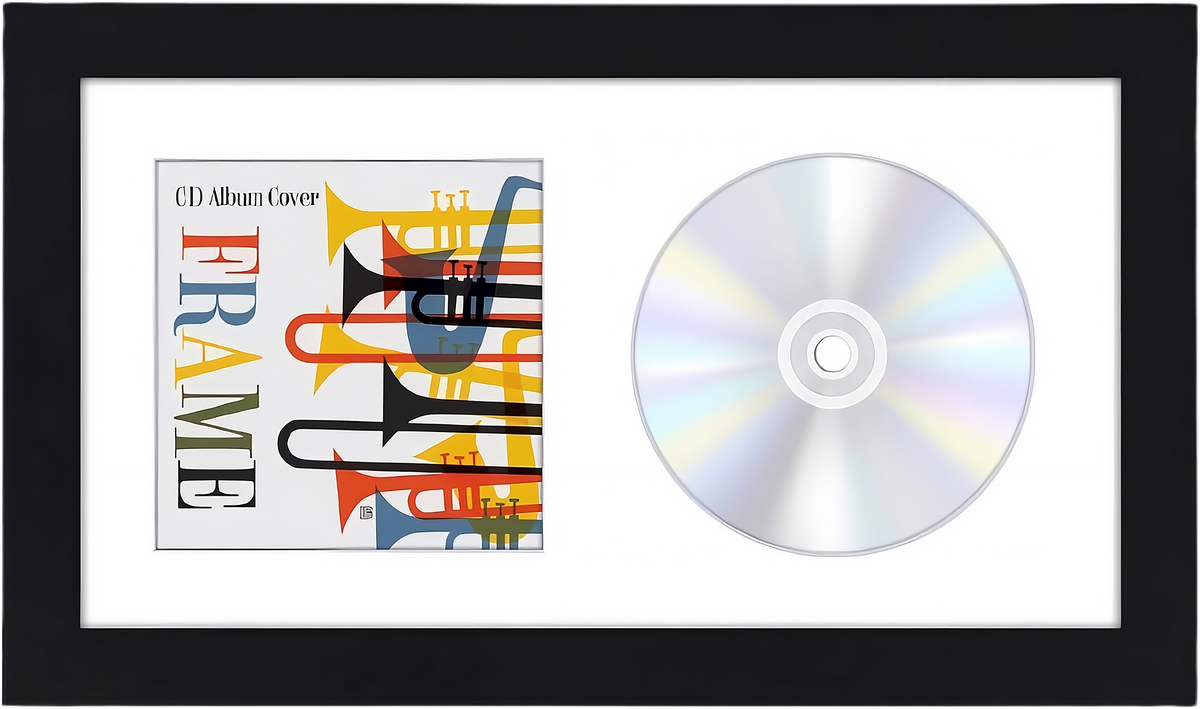 Signature CD & Record Album Matted Picture Frame