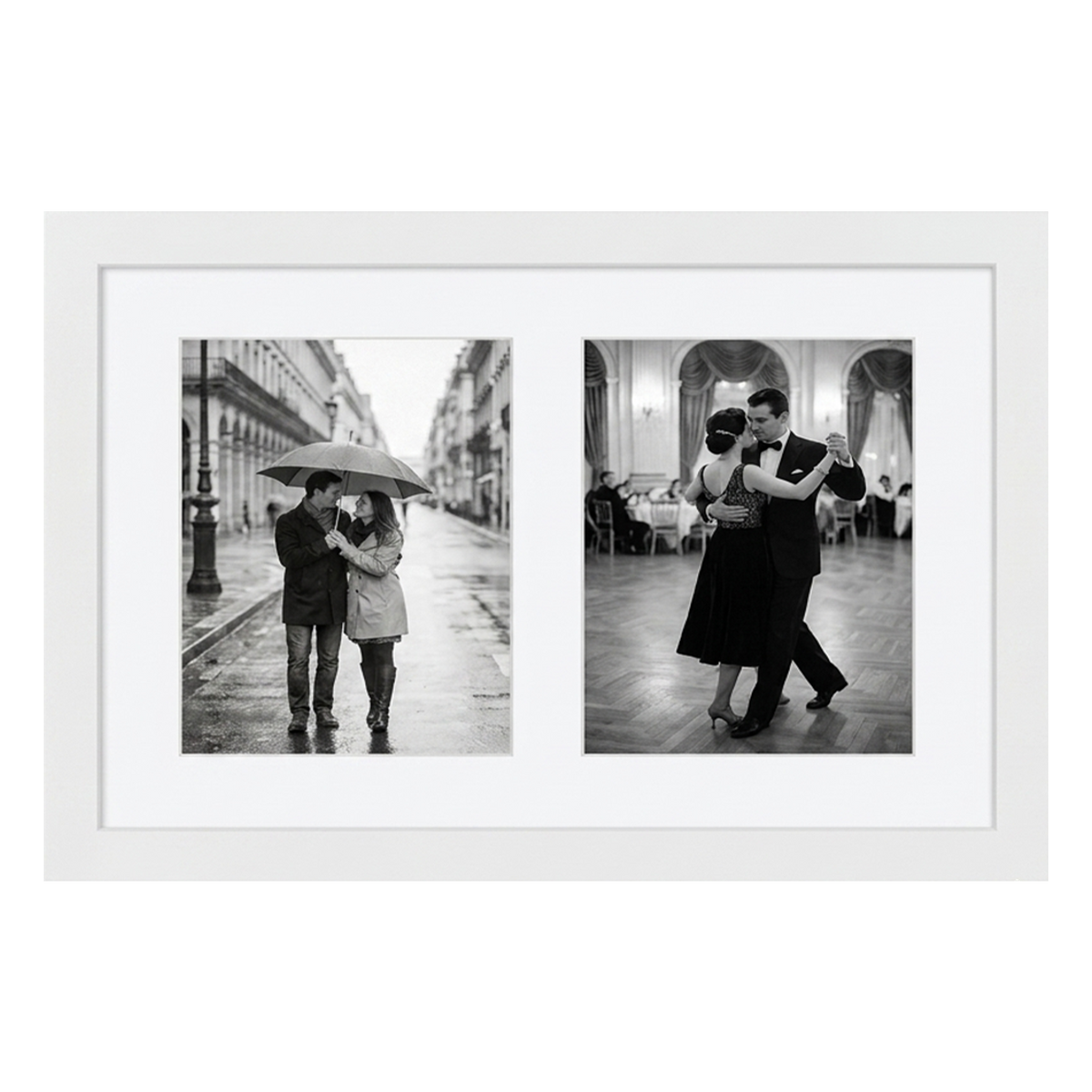 Signature Matted Engineered Wood Collage Frame