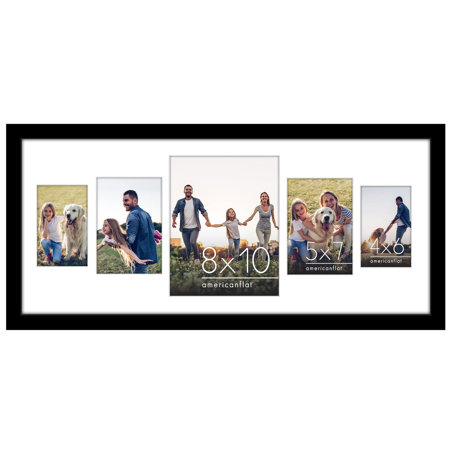 Signature Matted Engineered Wood Collage Frame