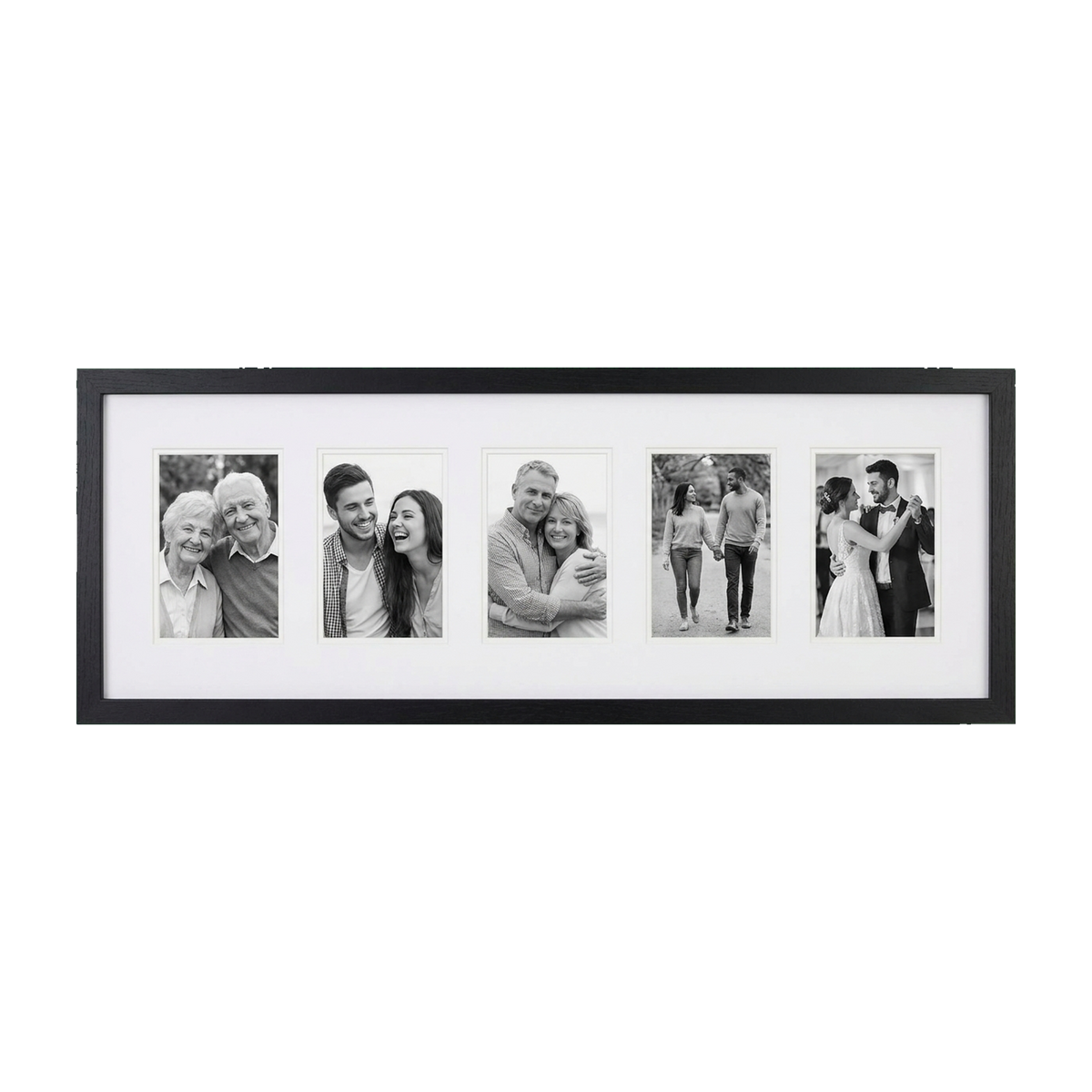 Signature Matted Engineered Wood Collage Frame