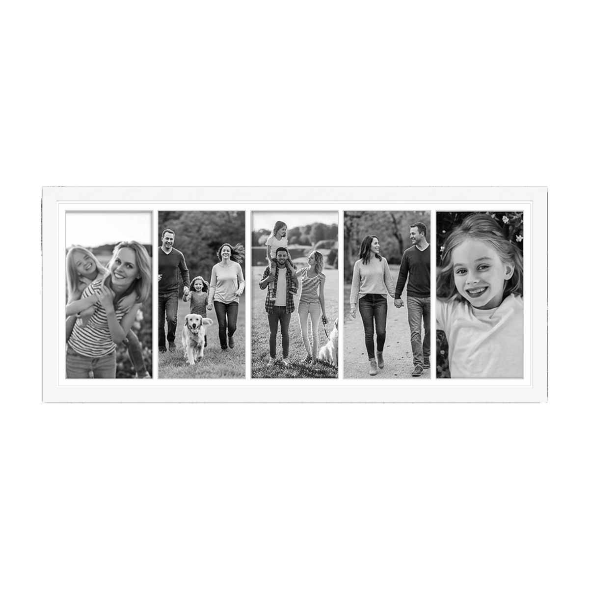Signature Matted Engineered Wood Collage Frame