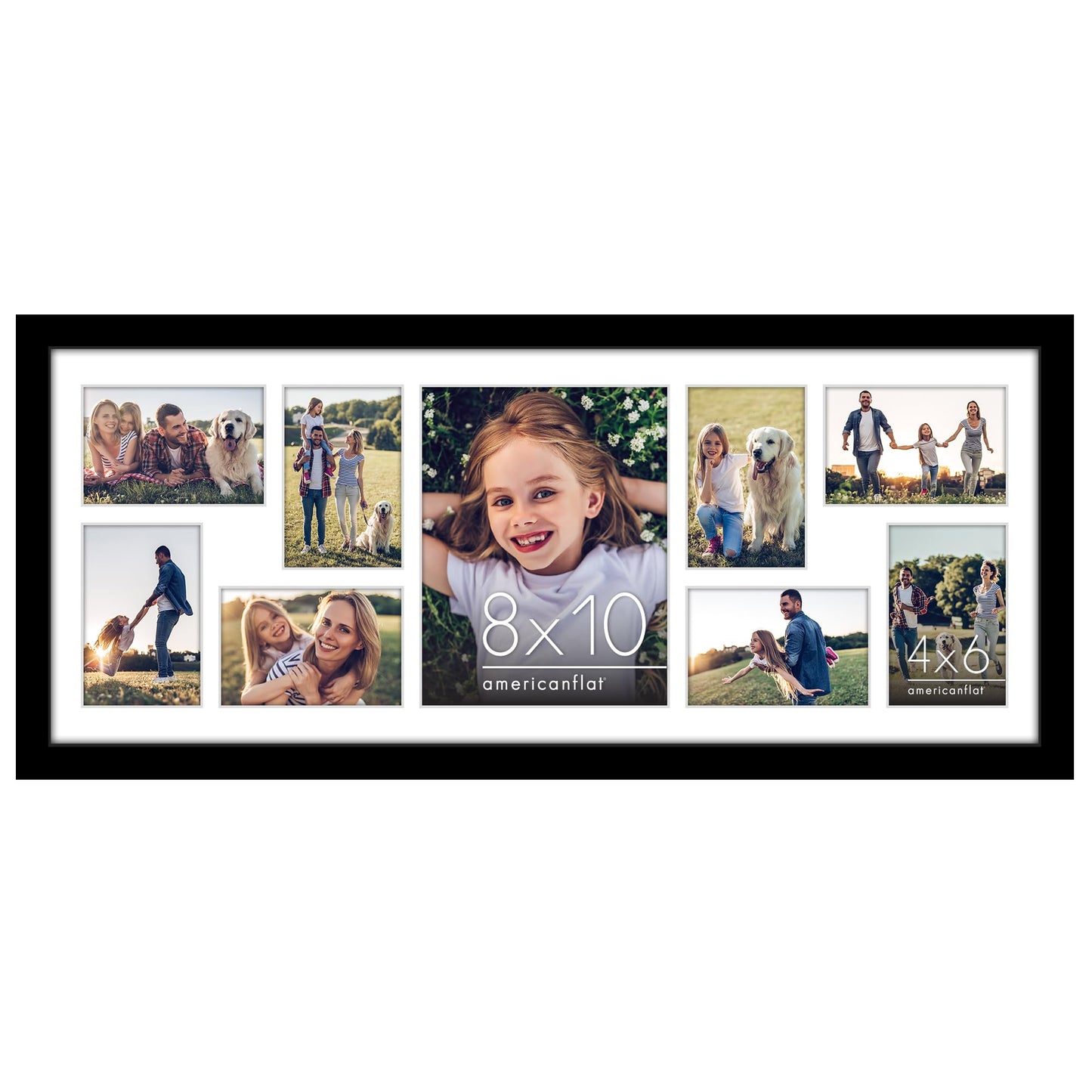 Signature Matted Engineered Wood Collage Frame