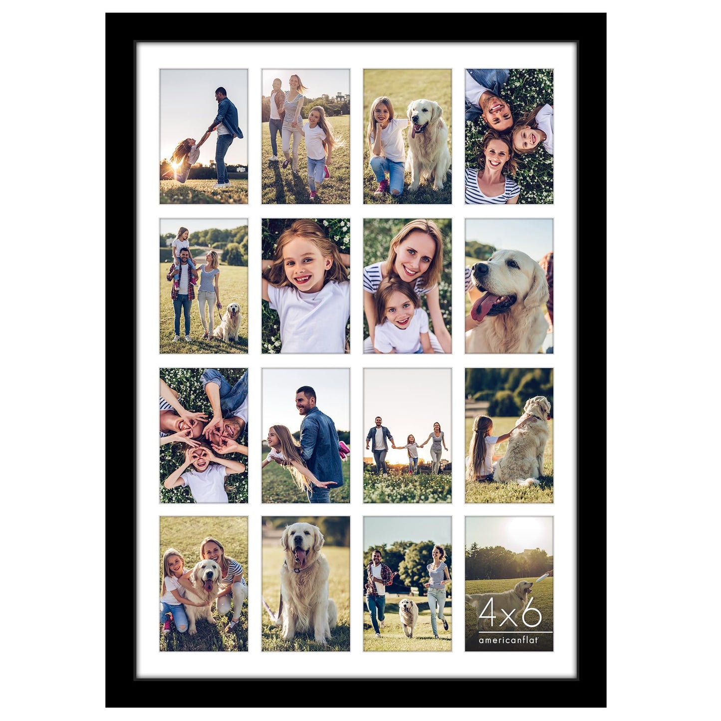 Signature Matted Engineered Wood Collage Frame