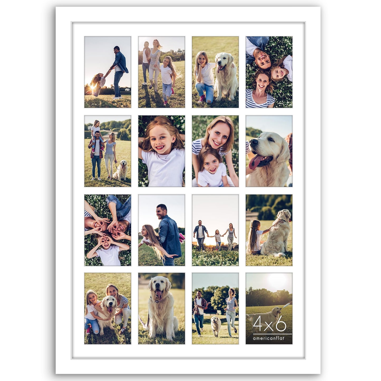 Signature Matted Engineered Wood Collage Frame
