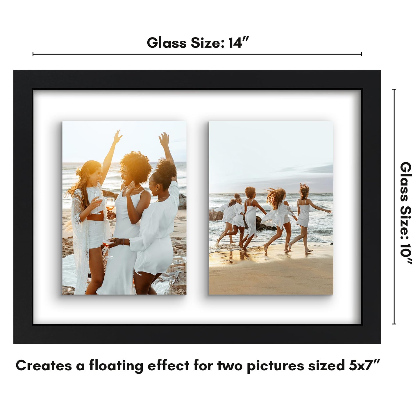 Collage Frame with Floating Effect - Americanflat