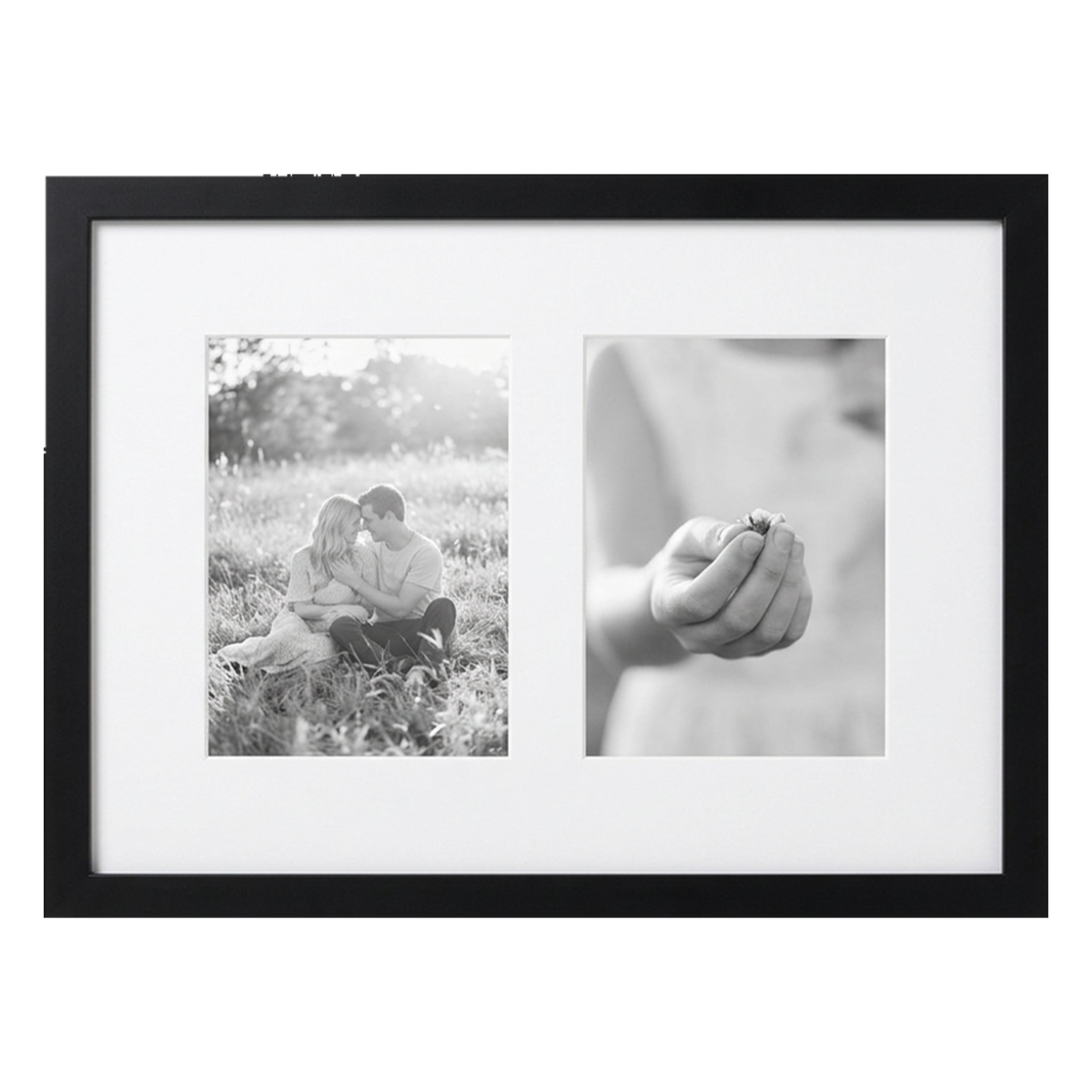 Signature Matted Engineered Wood Collage Frame