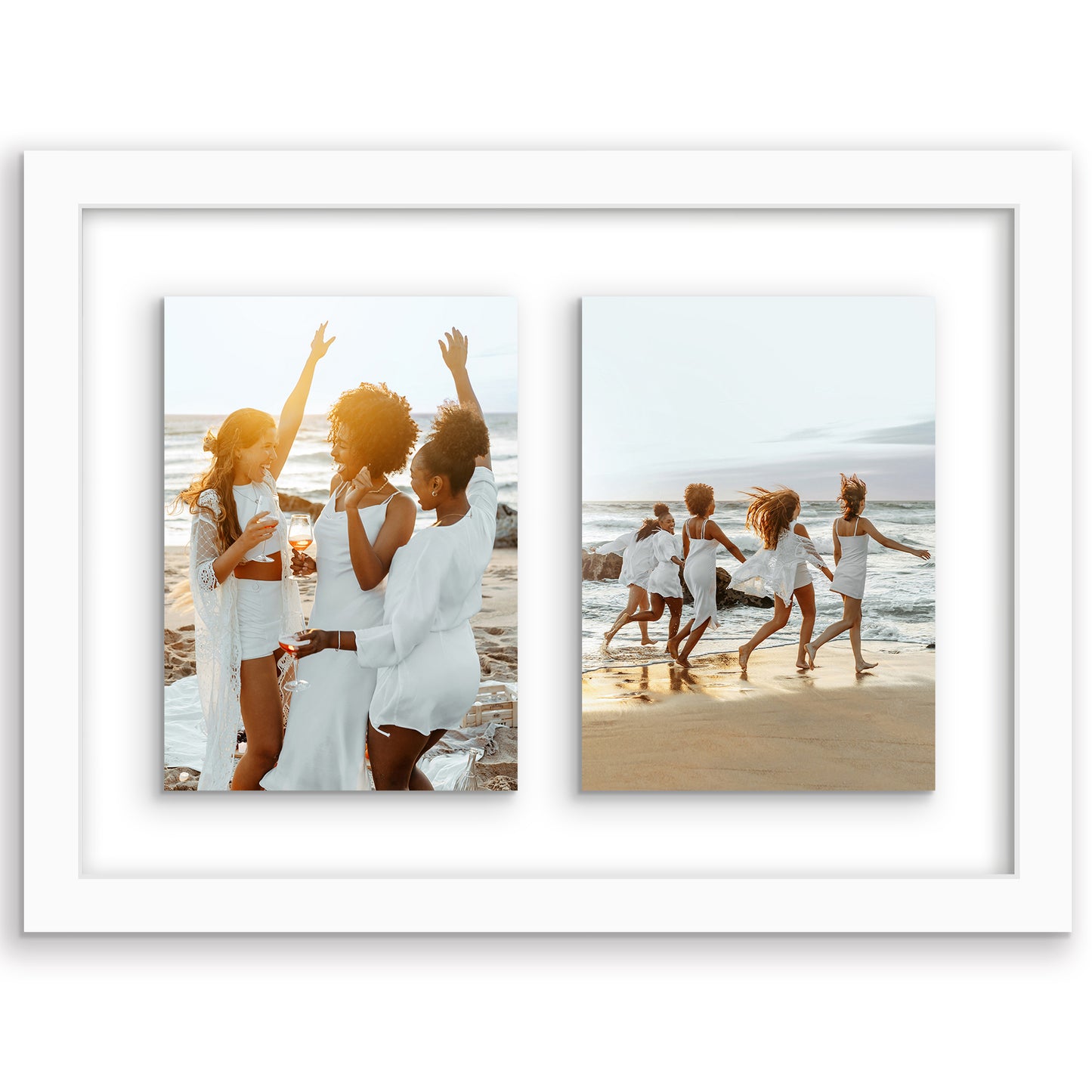 Americanflat Picture Frame with Classic Molding | Signature Collection Collage Picture Frame
